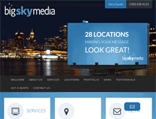 Tablet Screenshot of bigskymedia.ca